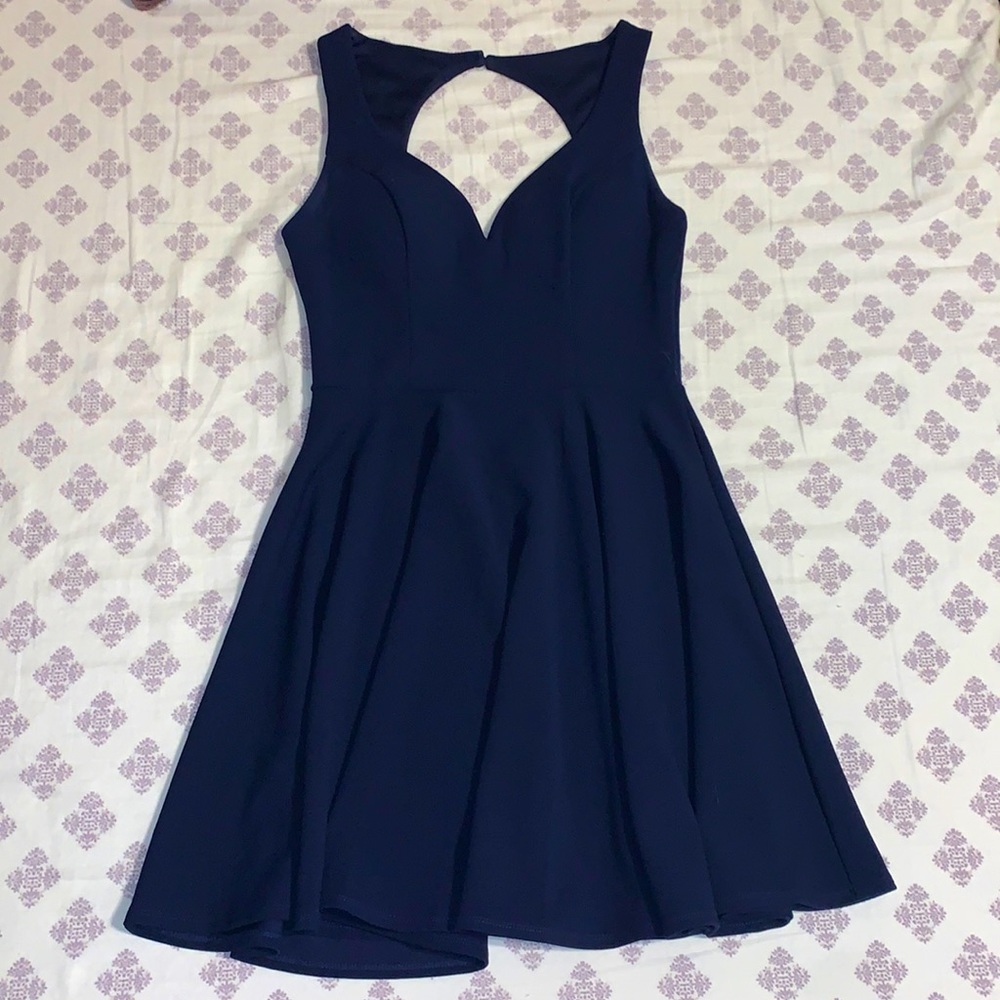 Navy blue dress